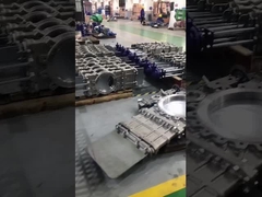 Válvula de porta de faca de lama com atuador pneumático de dupla ação