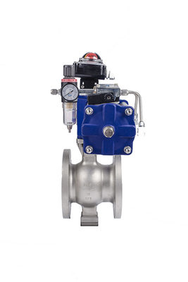 Válvula Esférica Segmentada de Aço Carbono com Flange para Regulação Precisa e Exata do Fluxo